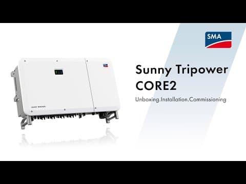 TechTip: Unboxing, Installing, and Commissioning Sunny Tripower CORE2 thumbnail