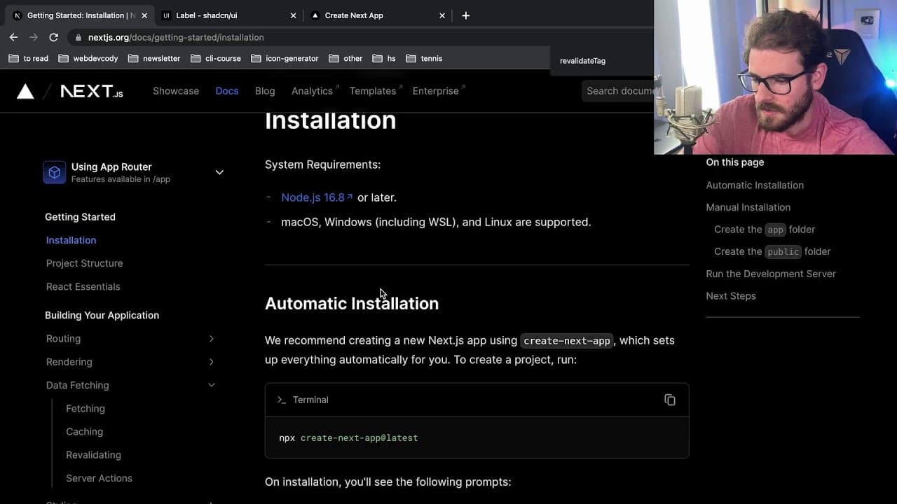 YouTube video player