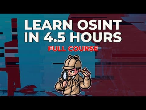 What Is Open Source Intelligence (OSINT) and How Do I Learn It? thumbnail