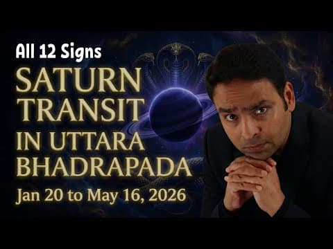 Saturn Transit Brings BIG Changes in Uttarabhadrapada Nakshatra? thumbnail