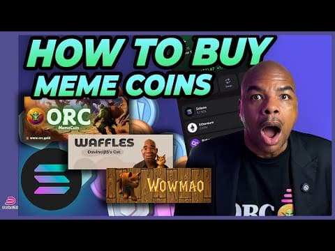How To Buy Meme coins like Waffles, Orc, Wowmao thumbnail