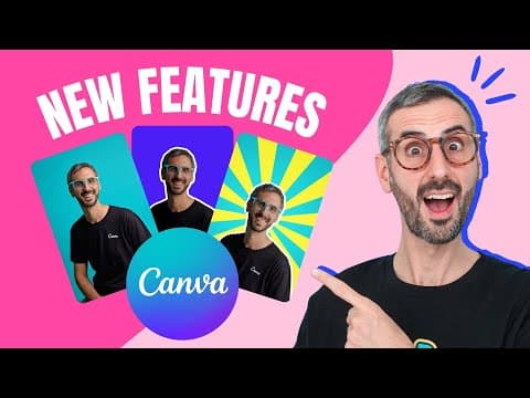 Editing photos with Canva - LATEST NEW FEATURES you DON'T want to MISS thumbnail