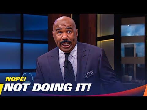 Some "Fun" Activities That I Will NEVER Understand | Steve Harvey thumbnail