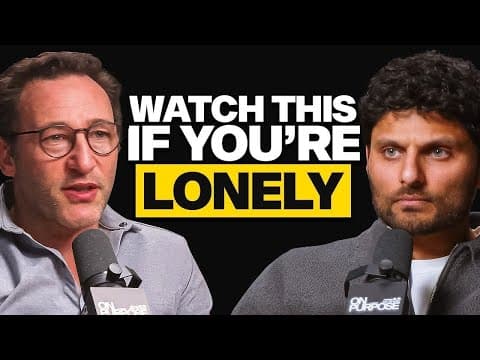 Simon Sinek: If You Feel Lost & Alone Watch THIS! (The KEY to Making REAL Adult Friendships) thumbnail