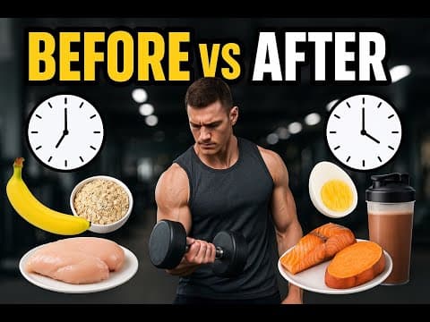What to Eat Before and After a Workout to Burn Fat & Build Muscle (What No One Tells You) thumbnail