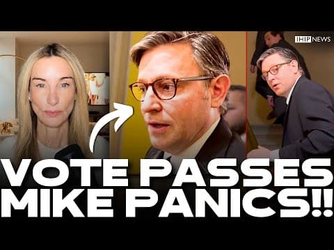 IHIP News: Mike Johnson CAUGHT in FULL PANIC After Epstein Vote Passes UNANIMOUSLY! He's SCREWED thumbnail