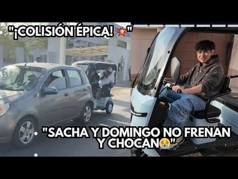 "¡SACHA Y EL PADRE DOMINGO SE CHOCAN Y TERMINA EN CAOS! 🏍️💥🤣" thumbnail