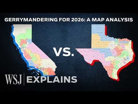 CA vs. TX: The Redistricting Arms Race to Control Congress | WSJ thumbnail