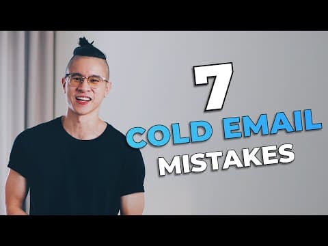 How to fix cold email mistakes for better responses thumbnail