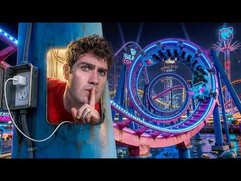 How Long Can You Hide in MrBeast's Theme Park? thumbnail