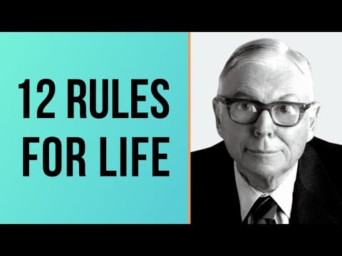 Charlie Munger - 12 Rules for Life (Genius Rules) thumbnail