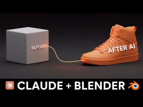 How Does Claude AI Transform Blender 3D Design? thumbnail