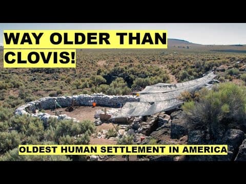 Oldest Human Settlement In America Just Discovered In Oregon Pushes Back The Timeline! thumbnail