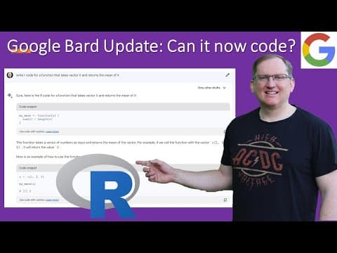 Can Google Bard AI Now Code Effectively in R? thumbnail
