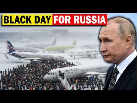 Moscow's Air Bridges Are Gone! Hundreds Planes STRANDED as Russian Airlines IMPLODE in Ice thumbnail