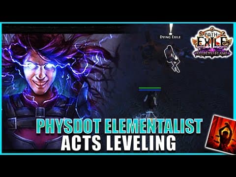 [POE 3.27] How I Level Physdot Elementalist Through ACTS - Beginner Friendly thumbnail