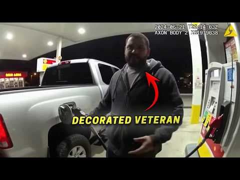 Cop Harasses Decorated War Veteran at Gas Station – Loses Badge After Viral Body Cam Footage thumbnail