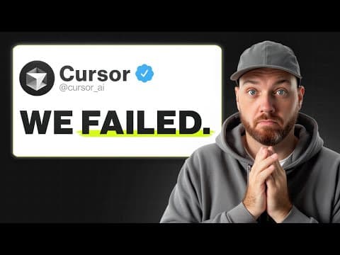 You Won't Believe What Cursor AI Just Did (NEW UPDATE) thumbnail