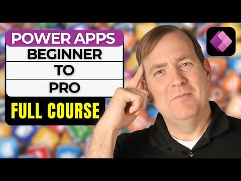 Power Apps Tutorial | FULL COURSE for Beginners thumbnail