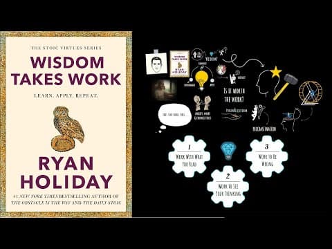 3 ways to get wiser: WISDOM TAKES WORK by Ryan Holiday | Core Message thumbnail