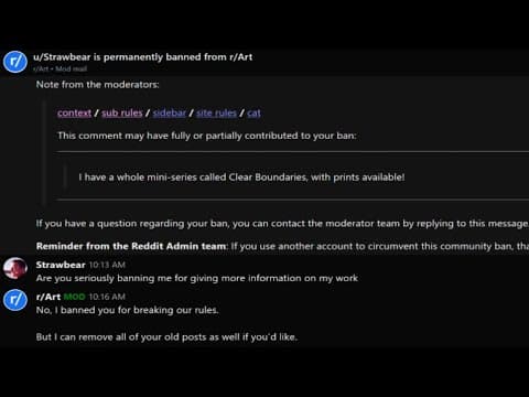 Pathetic Power Tripping Reddit Mod thumbnail