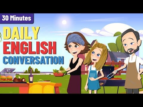 Easy Daily English Conversation for Beginners | Listening and Speaking Practice with English Story thumbnail