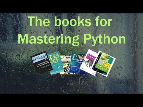 What are the books for mastering Python? | python Books thumbnail