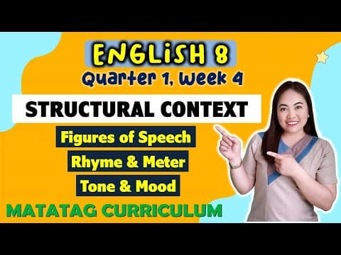 STRUCTURAL CONTEXT of Afro-Asian Poems ||GRADE 8 || MATATAG || QUARTER 1 || WEEK 4 thumbnail