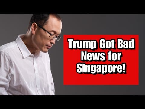 Bad News: Singapore's Economy In Trouble! thumbnail