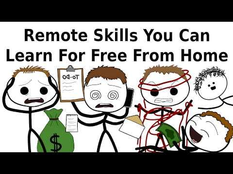 How to Learn 10 Remote Skills for Free at Home thumbnail