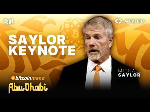 Michael Saylor Keynote | Bitcoin MENA 2025 thumbnail