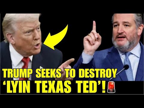 🚨Trump PANICS As 'New Lyin Ted' Plots Against His Presidency! thumbnail