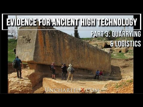 What Evidence Supports Ancient High Technology in Monument Construction? thumbnail