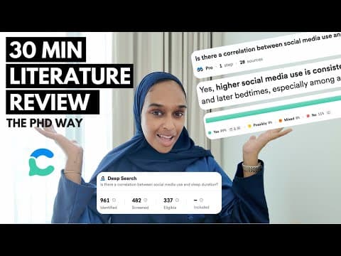 The Ultimate 5-Step Method To Do A Literature Review (Do It In 30 Minutes) thumbnail
