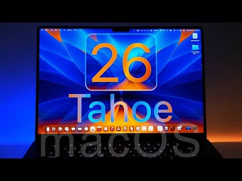 macOS 26 Tahoe is Out! - What's New? thumbnail