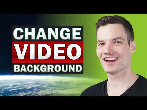 How to Change Video Background without Green Screen thumbnail