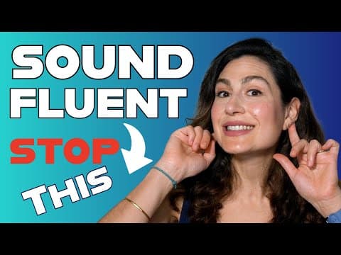 Stop Speaking English So Fast! The Real Secret to Sounding Fluent and Confident thumbnail