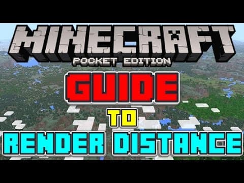 How to Adjust Render Distance in Minecraft Pocket Edition thumbnail