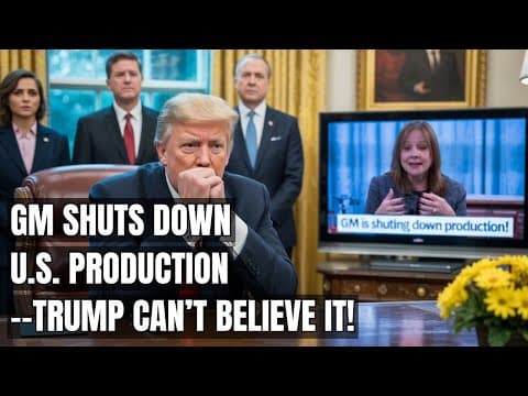 GM Shutdown SHOCK — 50,000 Jobs Hang in the Balance as Tariff War Explodes! Trump's Tariffs Backfire thumbnail