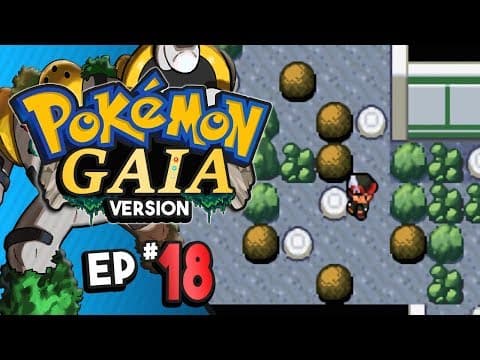 Pokemon Gaia 3.0 GBA Rom Hack part 18 8th Gym PUZZLE! Gameplay Walkthrough thumbnail