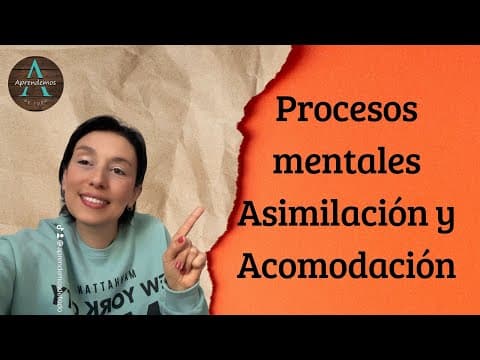 ASIMILACIÓN Y ACOMODACIÓN de Piaget Error cognitivo o Desequilibrio cognitivo #Pedagogia thumbnail