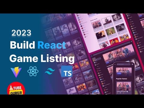 Fullstack React JS, Tailwind CSS, and Vite Project Tutorial thumbnail