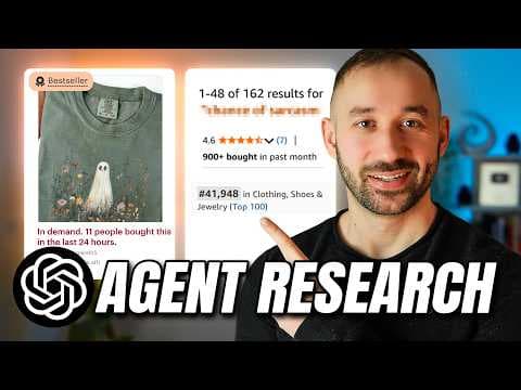 The New Era of A.I. PRINT ON DEMAND is here! (Chat GPT Agent) thumbnail