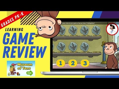 LEARNING GAME REVIEW:  Curious George Museum of Tens thumbnail