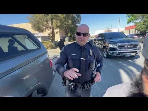 (ID REFUSAL) COP TRIED TO I.D AND FAILED #IRVINEpolice #sgvnews thumbnail
