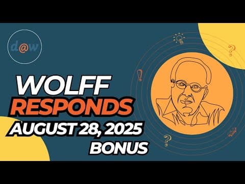 Wolff Responds: "Milestone to Fascism" Dated August 28, 2025 (BONUS) thumbnail