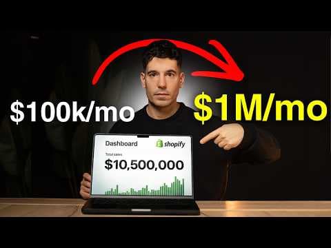 FULL Guide to Scaling Your Ecom Brand from $100k/mo to $1M/mo thumbnail