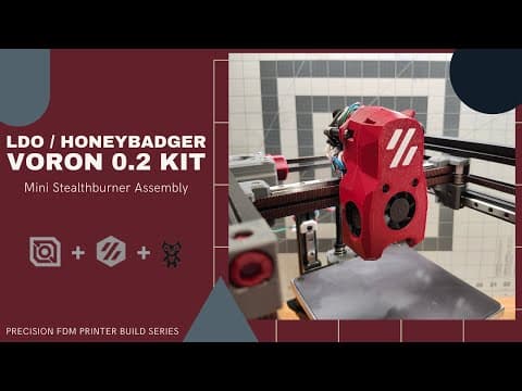 LDO Voron 0.2 Build - Mini Stealthburner Assembly thumbnail