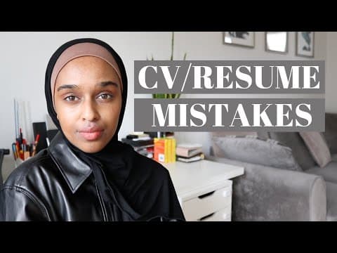What CV Mistakes Should You Avoid to Get Hired? thumbnail