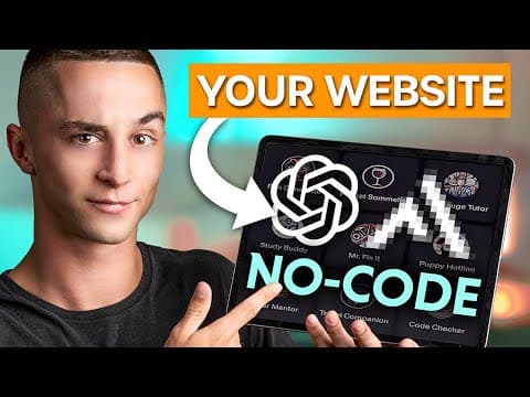 How to Add Custom GPTs to Your Website Without Coding thumbnail